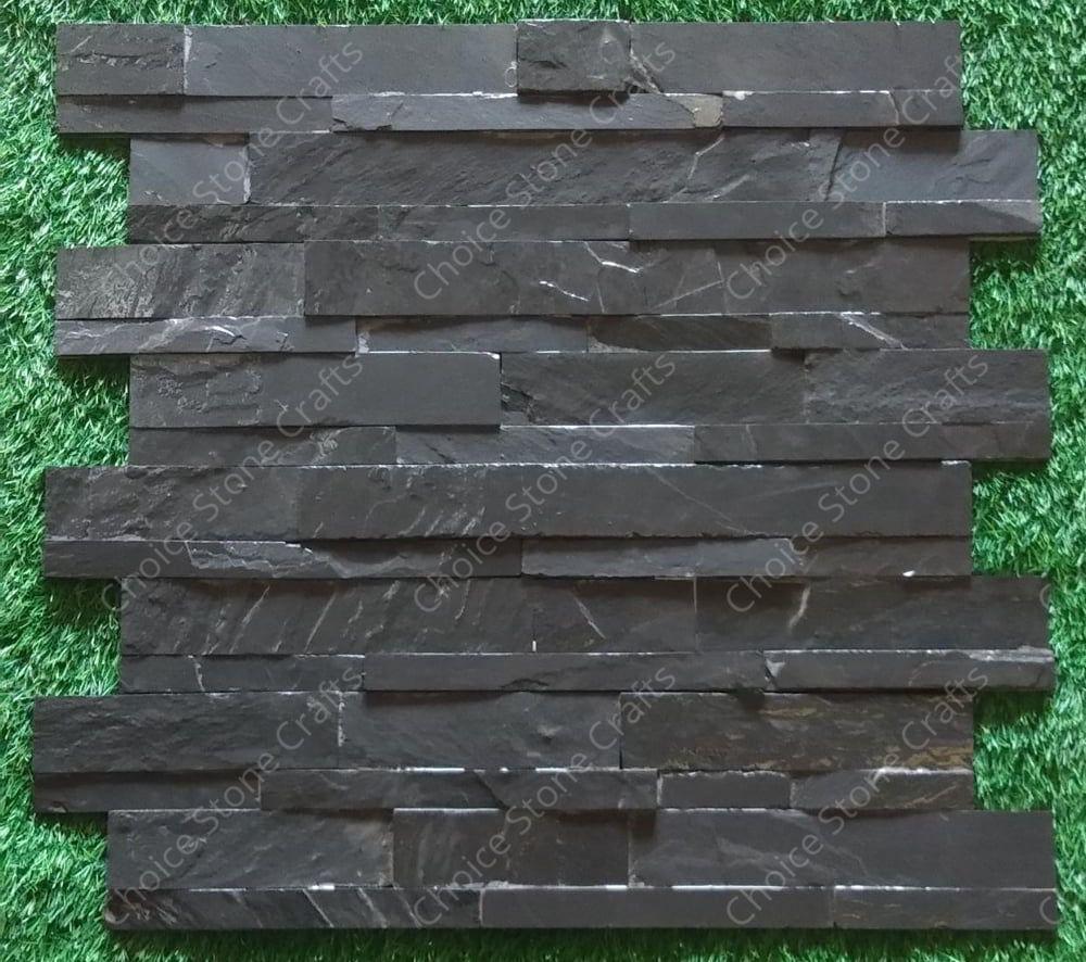 Natural Stone Cladding Black Slate