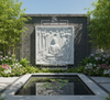 Marble Stone Buddha Meditation Wall Mural
