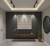 Marble Stone Buddha Meditation Wall Mural