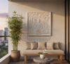 Marble Stone Buddha Meditation Wall Mural
