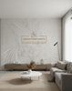 Marble Wave Pattern or Ripple Design Stone Wall Carving