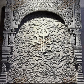 Natural Stone Temple Work Carving
