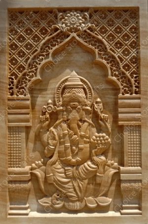 Ganpati Stone Mural