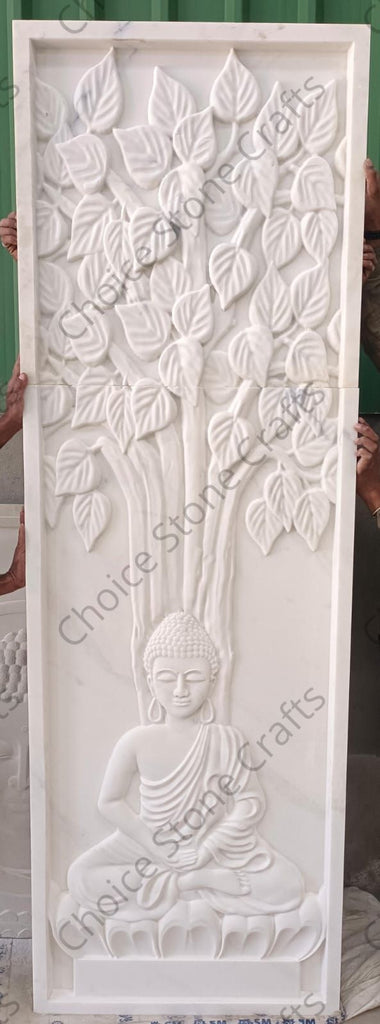 Marble Buddha Mural