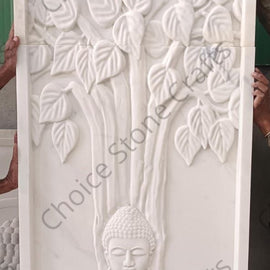 Marble Buddha Mural