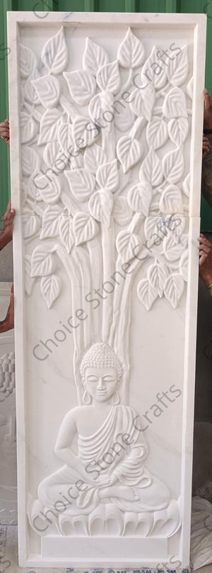 Marble Buddha Mural
