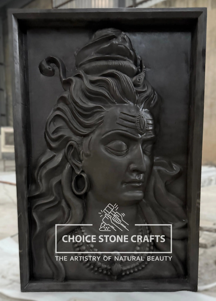 Lord Shiva Natural Stone Mural