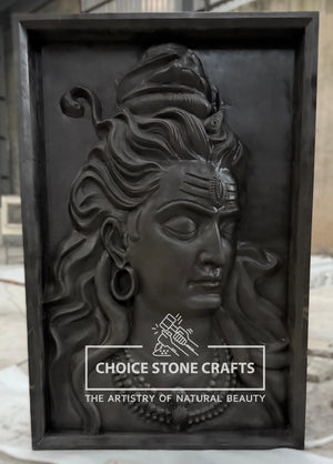 Lord Shiva Natural Stone Mural