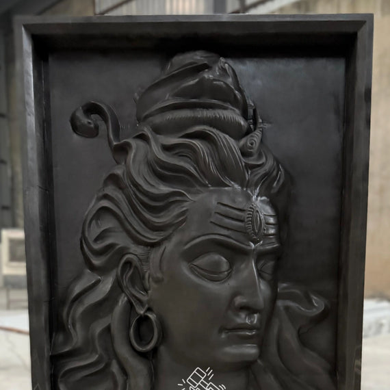 Lord Shiva Natural Stone Mural
