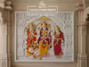 Lord Ram Darbar Marble Mural