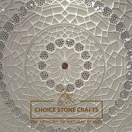 Lippan Art Inspired Natural Stone Carving Wall Panel