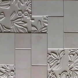 Natural Stone Wall Cladding Flower Leaf Pattern