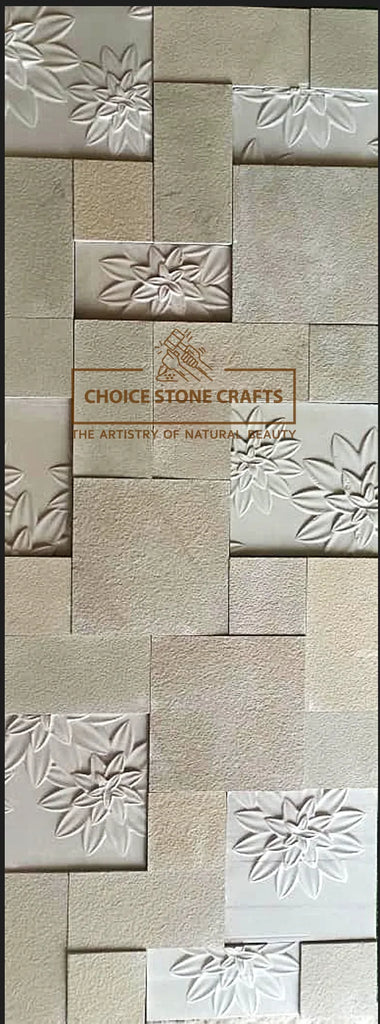 Natural Stone Wall Cladding Sunflower Pattern