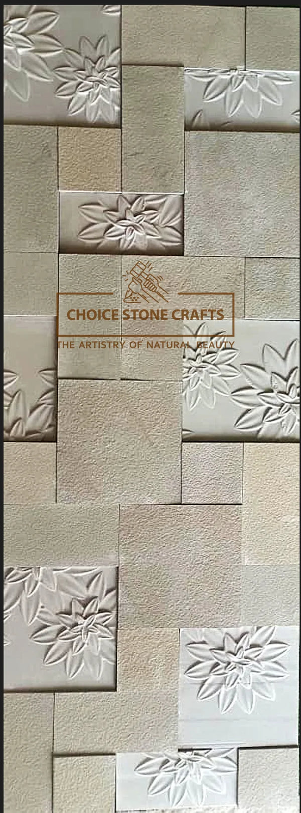 Natural Stone Wall Cladding Sunflower Pattern