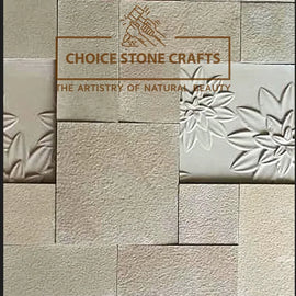 Natural Stone Wall Cladding Sunflower Pattern
