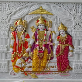 Lord Ram Darbar Marble Mural