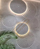 Stone Wall Carving Circle Pattern