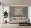 Marble Stone Buddha Meditation Wall Mural