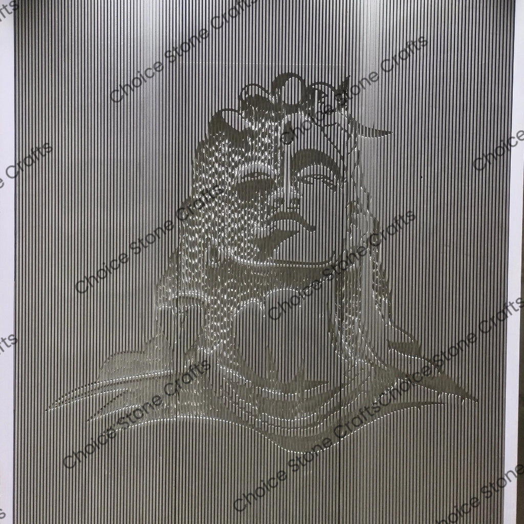 Adhiyogi Stone Wall Mural