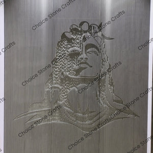 Adhiyogi Stone Wall Mural