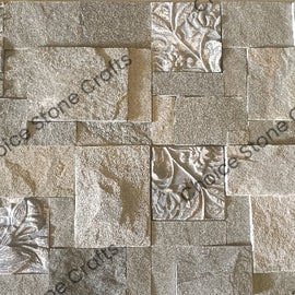Grey Natural Stone Claading Cluster Leaf