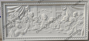 Jesus Christ The Last Supper Stone Mural
