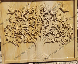 Kalpavriksha Stone Wall Mural