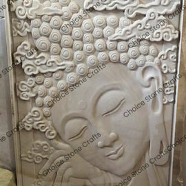 Lord Buddha Mural in Sleeping Mudra