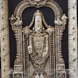 Lord Venkateswara Marble Mural