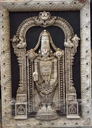 Lord Venkateswara Marble Mural