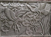 Lotus And Birds In a Pond Stone Mural