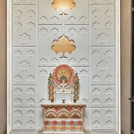 Puja Room wall Stone Stone Carving