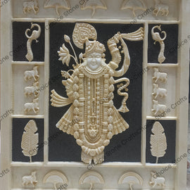 Shrinathji Stone Wall Mural